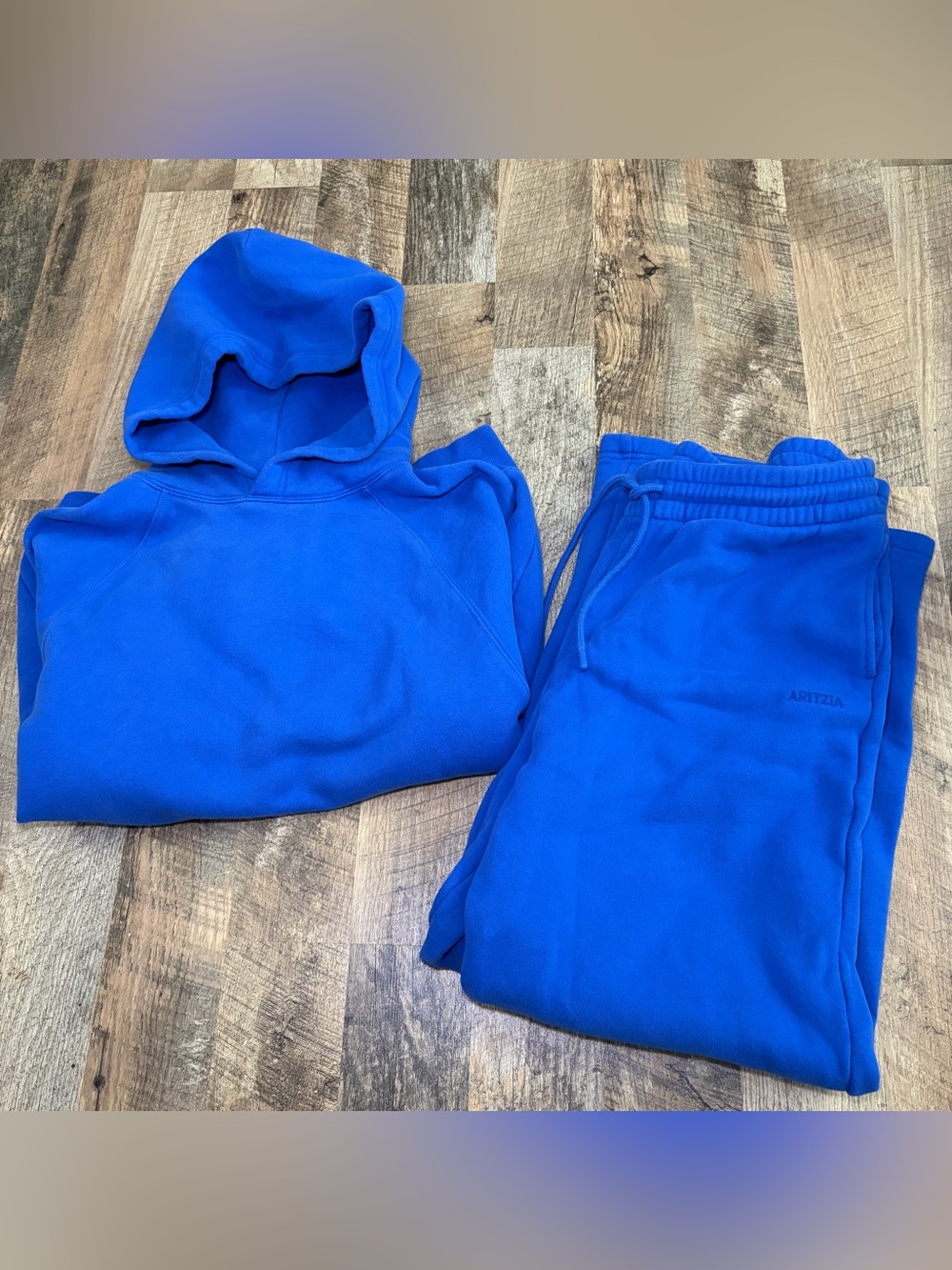 Aritzia sweatpants and hoodie set